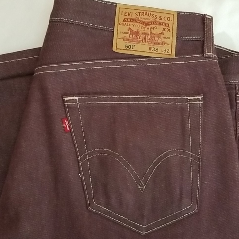 Men Milk Chocolate Brown 501 Levi's